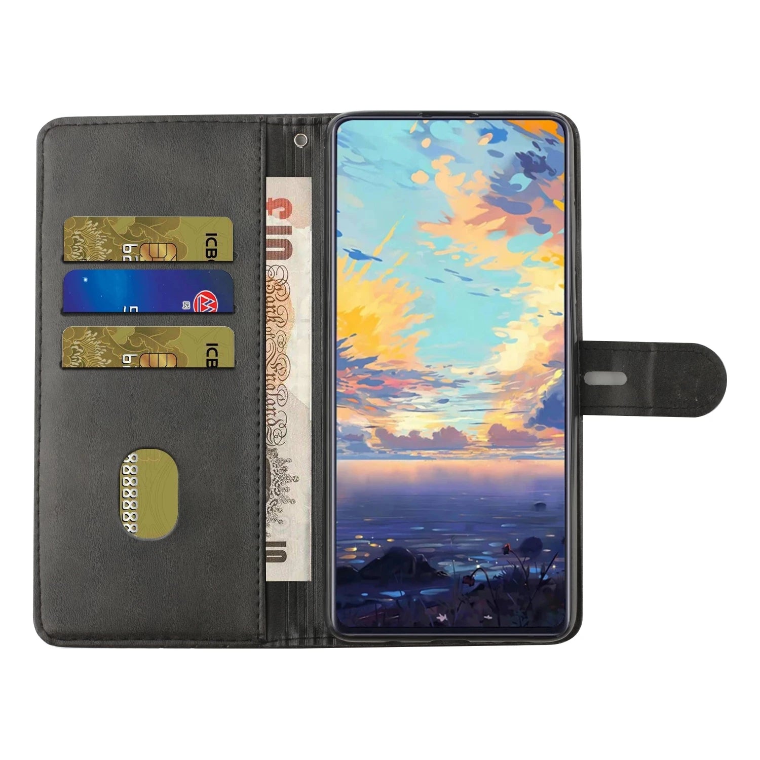 Leather Flip Case For Samsung