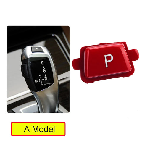 Car Gear Lever Auto Parking Button Letter P Button for BMW 1 2 3 4 5 7 Series F10 F11 F01 F02 X1 X3 X4 F30 F32 F48 F25