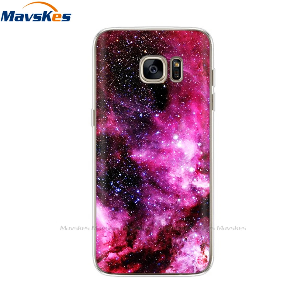 Cartoon Silicone Case For Samsung Galaxy S7