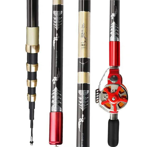 Fishing Rod and Reel Combo Set Ultralight Superhard Stream