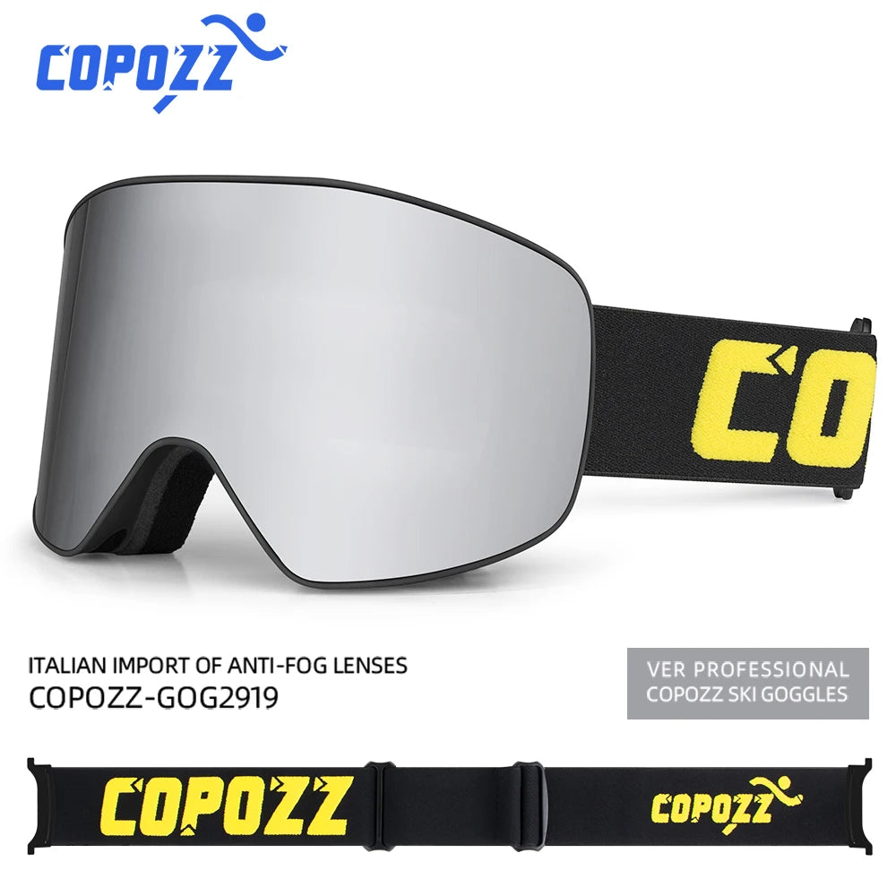 COPOZZ Brand Ski Goggles Men Women double layers big Snowboard Goggles Anti-fog UV400 Skate Skiing Snowboard Goggles