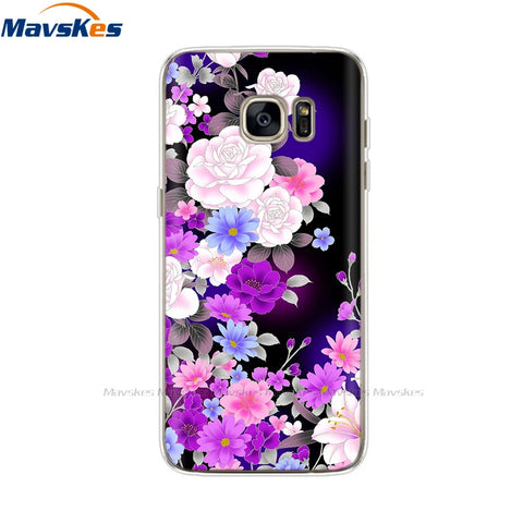 Cartoon Silicone Case For Samsung Galaxy S7