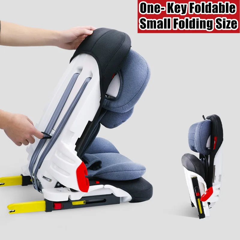 Baby Car Safety Seat ISOFIX Toddler Booster Car Seat Chair For 9 Months To 12 Years Poldable Child Car Safety Seat Free Shippin