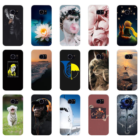 Silicon phone Case For Samsung Galaxy S6 S7