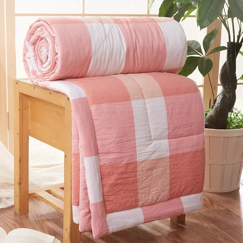 Soft Summer Quilt Breathable Throw Airplane Blankets