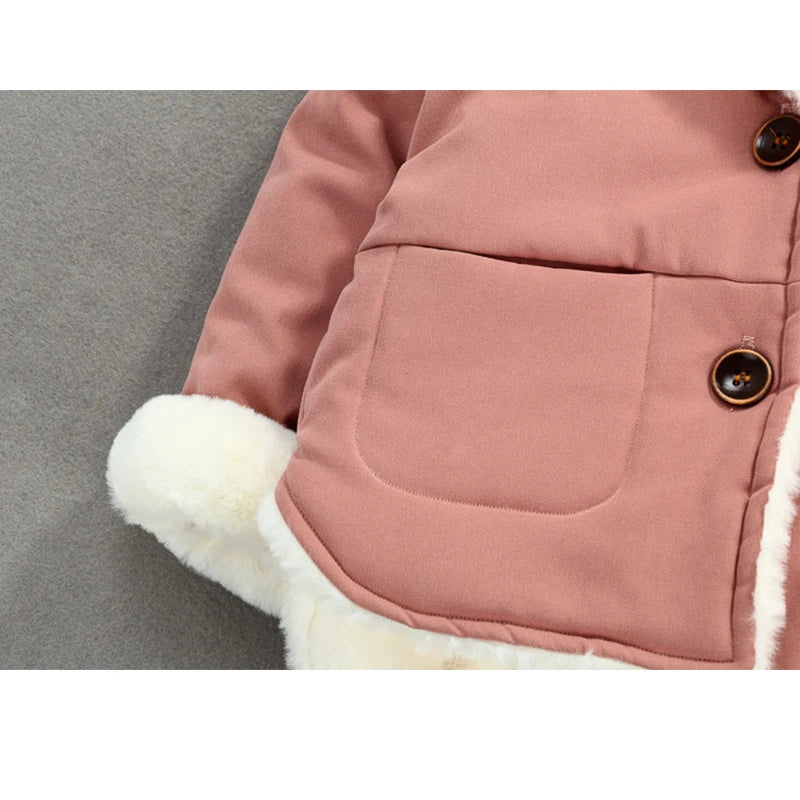 Cold Winter Baby Girls Jackets for Infants