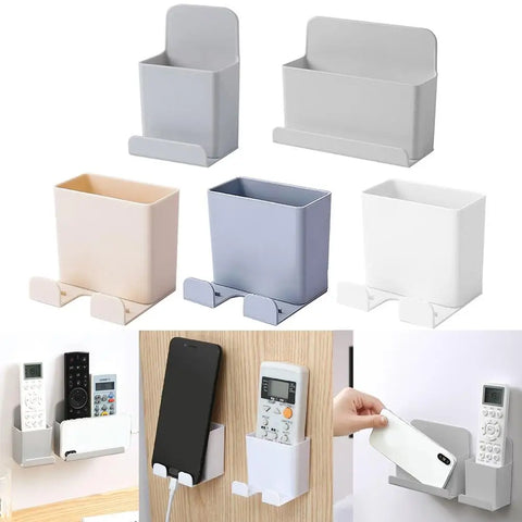 Multifunction Phone Charging Storage Box Creative Desktop Remote Remote Control Racks Wall-Mounted Wall Convenient Stand House