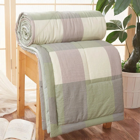 Soft Summer Quilt Breathable Throw Airplane Blankets