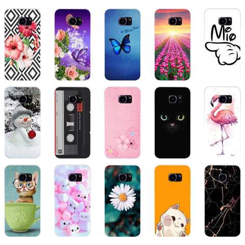 Silicon phone Case For Samsung Galaxy S6 S7