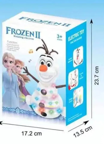 Disney Movie Anime Figure Frozen Olaf Snowman Electronic Smart Dancing Robot With Music Kids Gifts Snow man Robot Toys