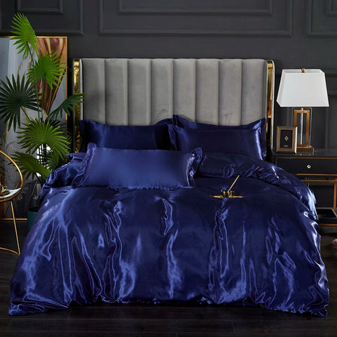 Rayon Satin Bedding Set, Duvet Cover Set