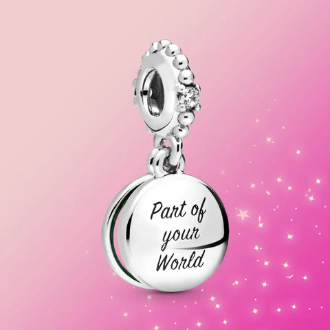 925 Sterling Silver Little Mermaid Ariel silver Charm