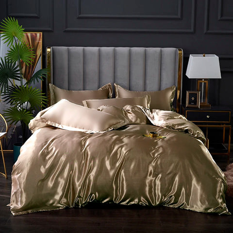 Rayon Satin Bedding Set, Duvet Cover Set