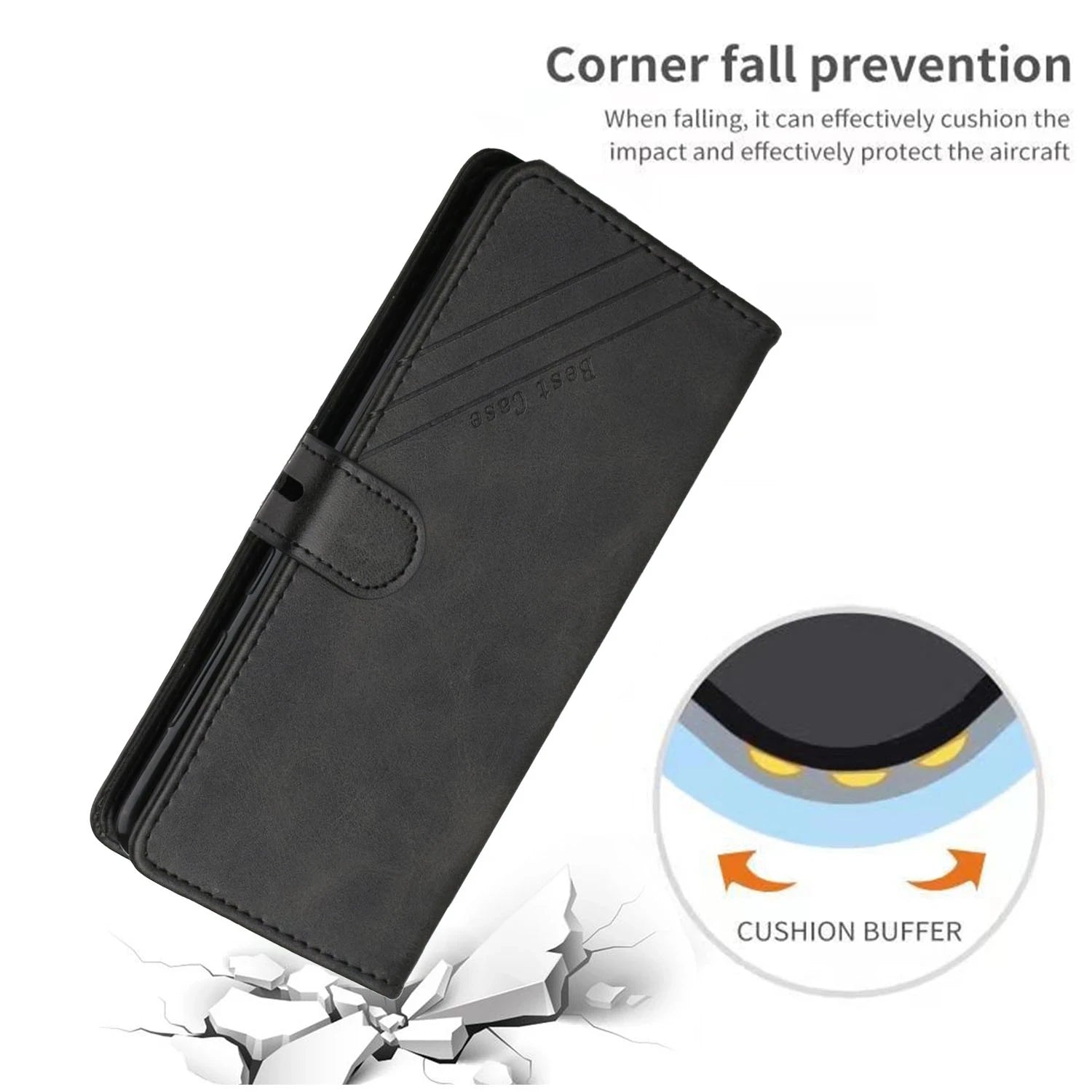 Leather Flip Case For Samsung