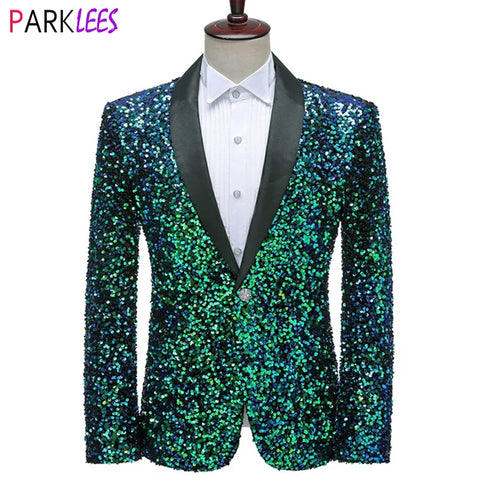 Glitter Blazer Men