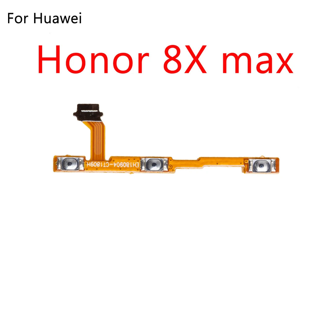 Power ON OFF  Button Flex Cable Ribbon For HuaWei Honor 8 8C 9 10 Lite 8X max  Mute Silence Volume Key Part