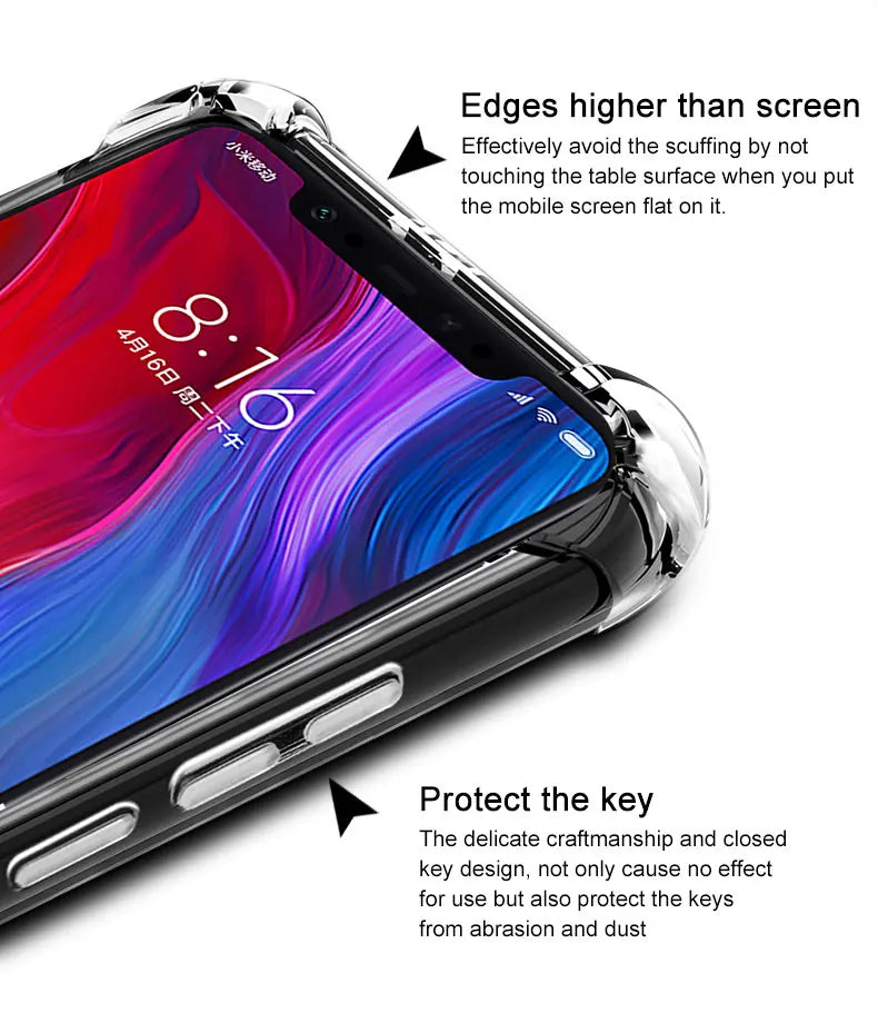 Air Cushion Shockproof Case OPPO Reno 4 Z 4Z 5G Reno4 SE 3A Reno 3 Pro ACE 2 2Z 2F Z Reno 10X Zoom Case Airbag Silicon TPU Cover