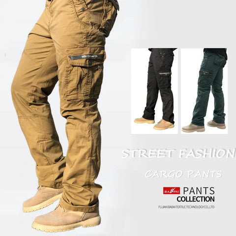 Men's Fashion Work Pants Outdoor Wear-resistant Mountaineering Trousers