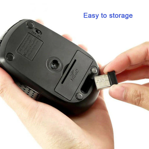 Gaming Mouse Portable 2.4GHz Mouse with USB Nano Dongle