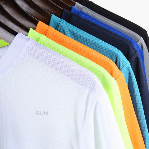 Multicolor Summer Short Sleeve Sport Shirt High Quality Gym Clothing Men Jersey Fitness Shirt Trainer Running T-Shirt Sportswear