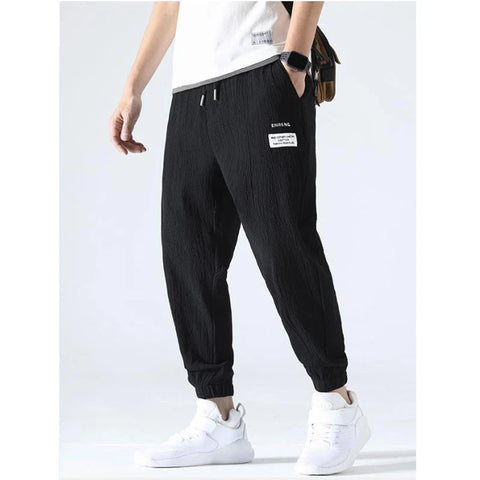 Men Summer Fashion Hip Hop Style Ice Silk Outdoor Comfort Jogger