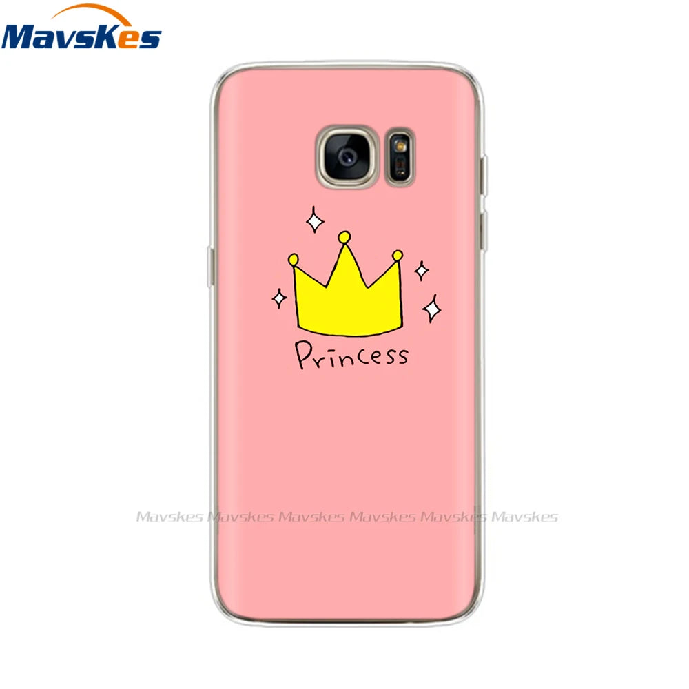 Cartoon Silicone Case For Samsung Galaxy S7