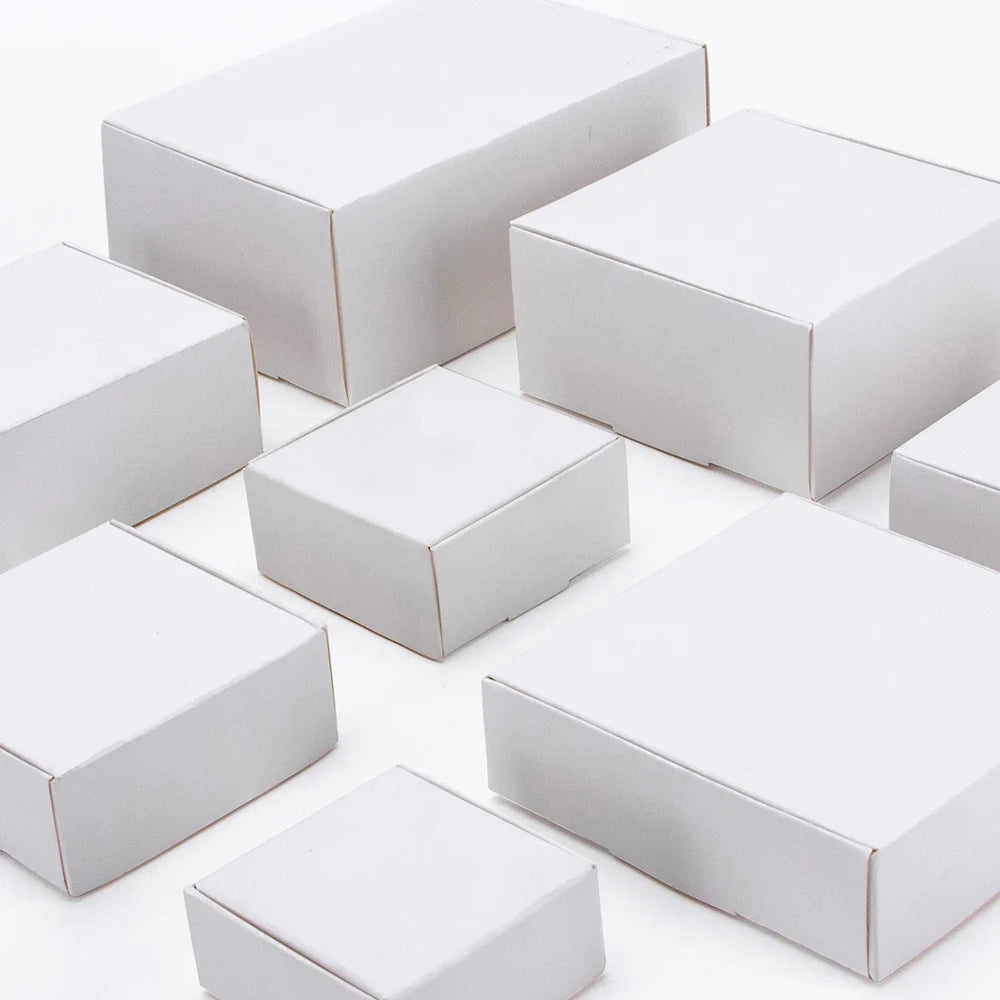 White packaging carton Festival party gift box soap carton