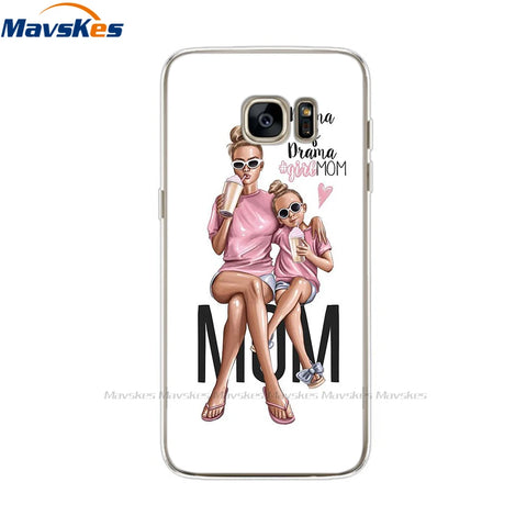 Cartoon Silicone Case For Samsung Galaxy S7