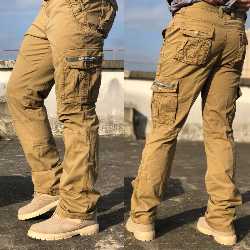 Men's Fashion Work Pants Outdoor Wear-resistant Mountaineering Trousers
