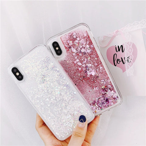 Liquid Quicksand Case Silicone Water Cover for Huawei P30 P40 Lite e P50 P60 Mate 30 40 50 60 Pro P Smart Z Y7P Y8P Y9S Y9A