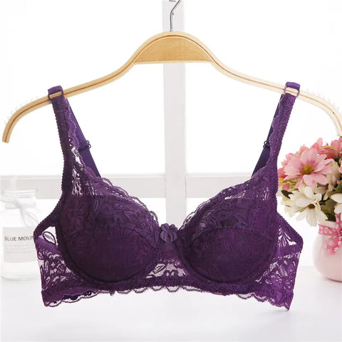 Big Thin cup Lace Summer Bra for Women