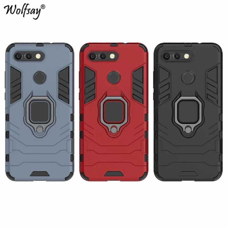 For Huawei Honor View 20 Case Shockproof Armor Silicone Cover Hard PC Phone Case For Honor View 20 Back Cover For Honor View 20