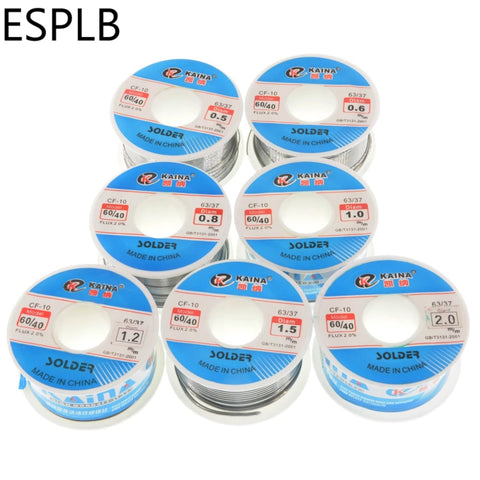 ESPLB CF-10 Solder Wire Tin 0.5/0.6/0.8/1.0/1.2/1.5/2.0mm Roll Clean Rosin Welding Core Soldering Wire Flux Reel Tube