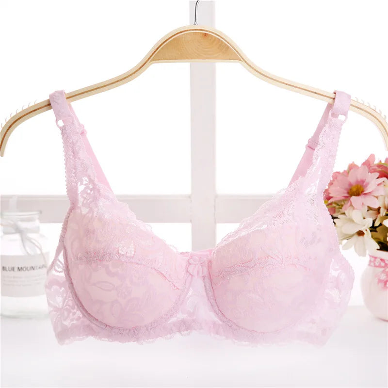 Big Thin cup Lace Summer Bra for Women