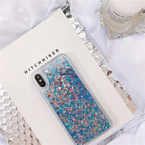 Liquid Quicksand Case Silicone Water Cover for Huawei P30 P40 Lite e P50 P60 Mate 30 40 50 60 Pro P Smart Z Y7P Y8P Y9S Y9A