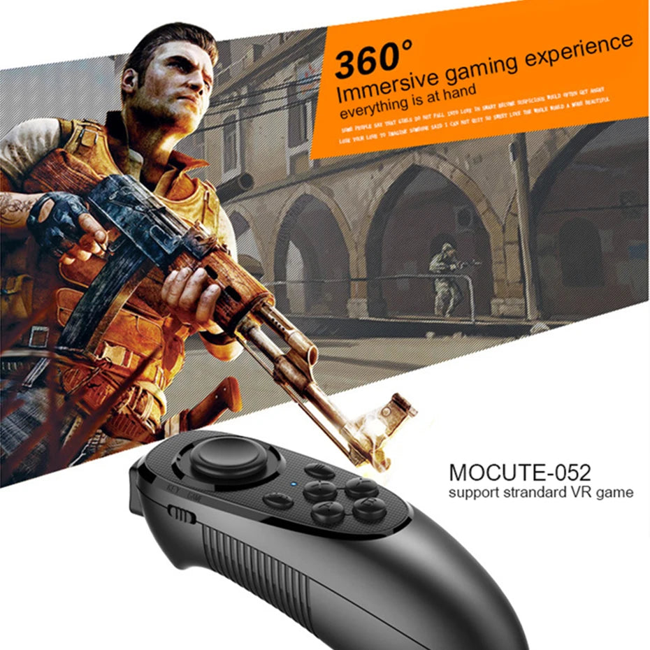 Mocute 052 Game Pad Gamepad Pubg Controller Mobile Bluetooth Joystick For iPhone Android Smart TV Box Phone PC VR Trigger Cell