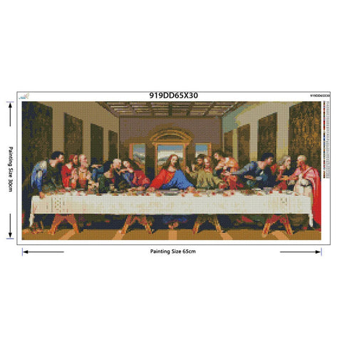 5D DIY spuare&round Diamond Painting The Last Supper Crystal Diamond Painting Jesus Cross Stitch Needlework Home Decorative