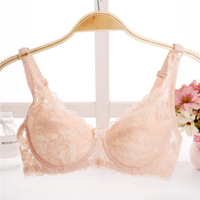 Big Thin cup Lace Summer Bra for Women