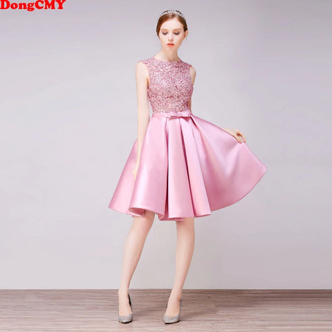 ROBE DE SOIREEDONGCMY SHORT NEW ARRIVAL COCKTAIL DRESSES PARTY PLUS SIZE WOMEN LACE GOWN BACKLESS A LINE VESTIDOS ELEGANT