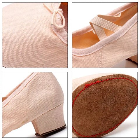 Women Dance Shoes Girls Ballet Jazz Salsa Shoes