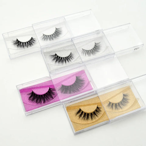 3D Mink Eyelashes Natural Long False