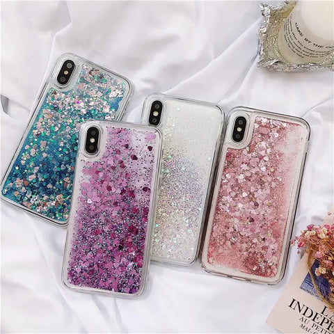 Liquid Quicksand Case Silicone Water Cover for Huawei P30 P40 Lite e P50 P60 Mate 30 40 50 60 Pro P Smart Z Y7P Y8P Y9S Y9A