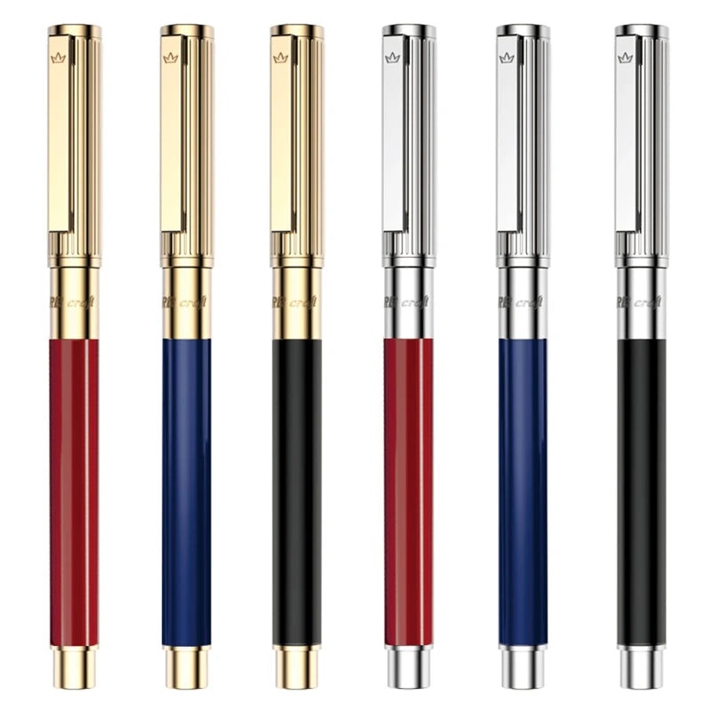 24K Gold Plating High Quality Business Office Metal Ink Pens Gift Classic