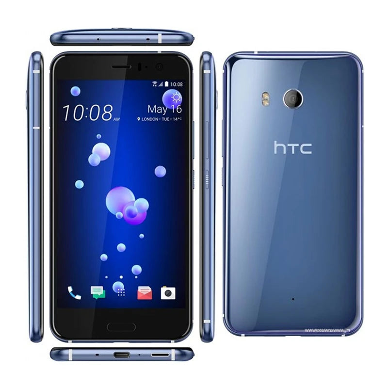 USA Version HTC U11 Single SIM Mobile Phone 4GB&6GB RAM 64GB&128GB ROM Octa Core 5.5" 12MP 4G LTE Original Android Smartphone