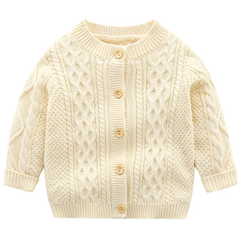 2022 Kids Jacket Handsome Baby Boys Knitting Sweaters Children Clothing Girls Cardigan Baby Spring Autumn Outfit Coat Costumes