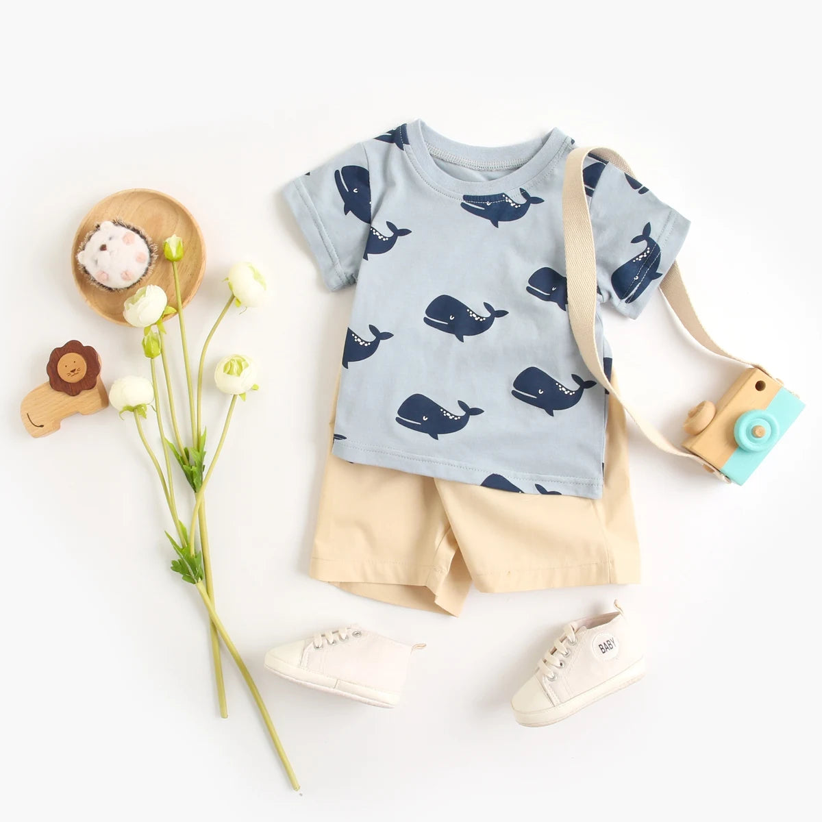 Boys Clothing Sets Summer Short Sleeve