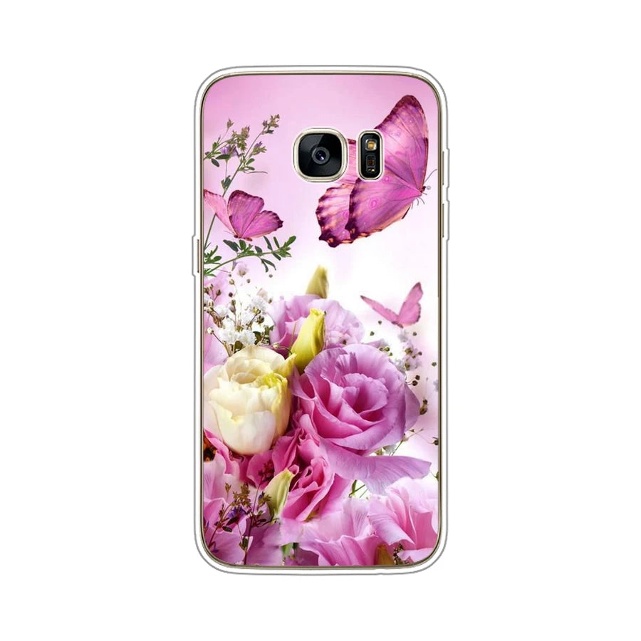 Soft TPU Phone Case For Samsung S7 edge