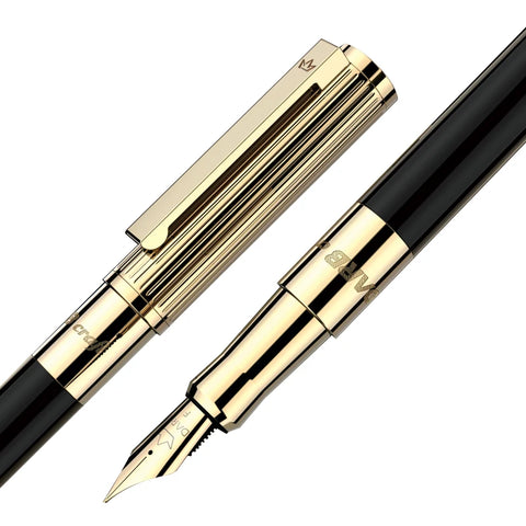 24K Gold Plating High Quality Business Office Metal Ink Pens Gift Classic