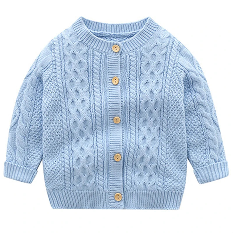 2022 Kids Jacket Handsome Baby Boys Knitting Sweaters Children Clothing Girls Cardigan Baby Spring Autumn Outfit Coat Costumes