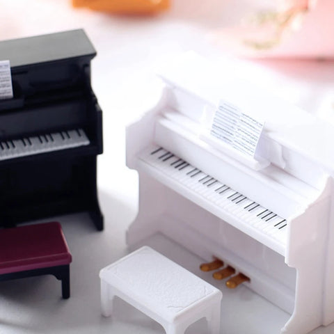 Black and White Musical Instrument Piano